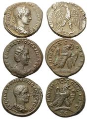 Lots - Ancient Coins Provinzialrömische Münzen - Lots. Antiochia am Orontes (Seleukis und Pierien). Gordianus III. (238 - 244 n. Chr.) / Herennia Etruscilla (Gemahlin des Traianus Decius) / Herennius 