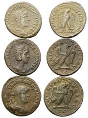 Lots - Ancient Coins Provinzialrömische Münzen - Lots. Antiochia am Orontes (Seleukis und Pierien). Philippus I. Arabs (244 - 249 n. Chr.) / Herennia Etruscilla (Gemahlin des Traianus Decius) / Herenn