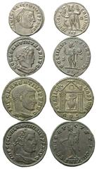 Lots - Ancient Coins Römische Münzen - Lots. Galerius Maximianus (305 - 311 n. Chr.) / Maxentius (306 - 312 n. Chr.) / Constantinus I. der Grosse (307 - 337 n. Chr.) / Licinius I. (308 - 324 n. Chr.) 