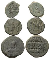 Lots - Ancient Coins Byzantinische Münzen - Lots. Constans II. (641 - 668 n. Chr.) / Constans II. (641 - 668 n. Chr.) mit Constantinus IV. / Anonyme Prägung - Basilius II. Bulgaroktonos (976 - 1025 n.