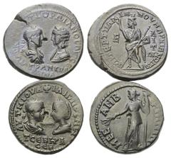 Roman Provincial Coins - Lots Provinzialrömische Münzen - Lots. Markianopolis (Moesia Inferior) / Mesembria (Thrakien). Gordianus III. (238 - 244 n. Chr.) und Tranquillina / Philippus I. Arabs (244 - 