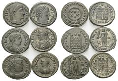 Roman Coins - Lots Römische Münzen - Lots. Constantinus I. der Große (307 - 337 n. Chr.) / Constantinus II. (337 - 340 n. Chr.) als Caesar / Licinius I. (308 - 324 n. Chr.) / Licinius II. (Caesar 317 