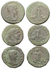 Roman Provincial Coins - Lots Provinzialrömische Münzen - Lots. Viminacium (Moesia Superior) / Provinz Dacia. Gordianus III. (238 - 244 n. Chr.) / Philippus I. Arabs (244 - 249 n. Chr.) / Herennius Et