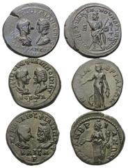 Roman Provincial Coins - Lots Provinzialrömische Münzen - Lots. Markianopolis (Moesia Inferior) / Mesembria (Thrakien). Gordianus III. (238 - 244 n. Chr.) und Tranquillina / Philippus I. Arabs (244 - 