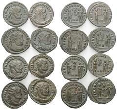 Roman Coins - Lots Römische Münzen - Lots. Diocletianus (284 - 305 n. Chr.) / Maximianus Herculius (285 - 310 n. Chr.) / Constantius I. Chlorus (305 - 306 n. Chr.) als Caesar / Galerius Maximianus (30