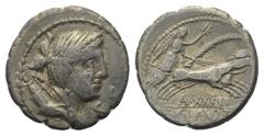 Roman Republican Ti. Claudius Nero. Denar (Silber). 79 v. Chr. Rom. Vs: Drapierte Büste der Diana mit Diadem, Bogen und Köcher rechts, im Feld rechts S C. Rs: TI CLAVD TI F / AP N. Victoria mit Kranz 