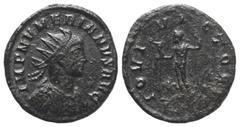 Roman Imperial Coinage Numerianus (283 - 284 n. Chr.). Antoninian. 284 n. Chr. Rom. Vs: IMP NVMERIANVS AVG. Büste mit Strahlenkrone und Panzer rechts. Rs: IOVI VICTORI / KA B. Jupiter mit Victoria und