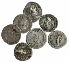 The Roman Empire Roman Empire, a selection of Nerva-Antoninan coins (7), Nerva (AD96-98), AR Denarius, c. 96 IMP NERVA CAES AVG[?] COS III P P, laureate head right, rev. LIBERTAS PUBLICA, Libertas sta
