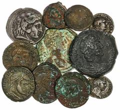 Ancients - Roman Bronze A Greek and Roman Selection (11): i) Ptolemaic Kingdom of Egypt, Ptolemy I Soter (367-282 BC), AR Tetradrachm, Memphis or Alexandria, Head of Herakles right clad in Lion skin, 