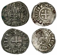 World - European Medieval & Rena (x) The Leja Park Collection | Crusaders, Kings of Jerusalem, Aimery de Lusignan (1197-1205), Denier, A[MALRI]CVS REX, cross pattée, rev. [DE I]ERVS[ALEM], Holy Sepulc