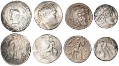 Ancient Greece and the Hellenistic World a Selection of Hellenistic Tetradrachms (4): i) Kingdom of Paeonia, Audoleon (315-285 BC), AR Tetradrachm, in the name and types of Alexander III, 'the Great',
