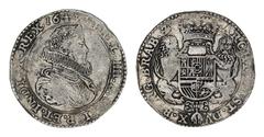 Commemorative Medals Netherlands, Brabant, Philip IV (1621-1665), Ducaton, 1633, Brussels, bare, draped and cuirassed bust right, wearing ruff, rev. crowned shield with leontine supporters, 32.32g, 7h
