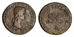 THE MAJOR HAMISH AND MRS ANN ORR-EWING COLLECTION OF ROMAN IMPERIAL COINS NGC VF | Roman Empire, Agrippina Senior, wife of Germanicus and mother of Caligula, AE Sestertius, struck uder Claudius (AD 41