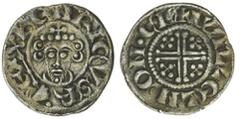 THE ISLADULCIE COLLECTION OF MEDIEVAL SILVER COINS John 'Lacklands' (1199-1216), 'Short Cross' Penny, 1205-1207, Class 5b2, Chichester, Willelm, + hENRICVS R | EX, crowned bust facing, holding trefoil