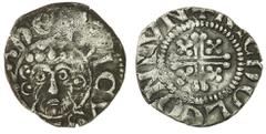 THE ISLADULCIE COLLECTION OF MEDIEVAL SILVER COINS Henry III (1216-1272), 'Short Cross' Penny, c. 1242, Class 8a1, London, Nichole de Sancti Albani, + hENRICVS [R | EX], tall lettering, [curule X], ne