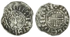 THE ISLADULCIE COLLECTION OF MEDIEVAL SILVER COINS Henry III (1216-1272), 'Short Cross' Penny, c. 1242-1244, Class 8a2, London, Nichole, + hENRICVS REX, tall lettering, new bust facing crowned with sc