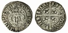 THE ISLADULCIE COLLECTION OF MEDIEVAL SILVER COINS Edward I (1272-1307), 'Long Cross' Penny, May-November 1279, Class 1a, London, + EDW REX AnGL' DnS hYB, lombardic Ns, wedge after hYB, crowned bust f
