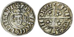 THE ISLADULCIE COLLECTION OF MEDIEVAL SILVER COINS Edward I (1272-1307), 'Long Cross' Penny, 1279, Class 1d, London, + EDW R/ ANGL' DNS hVB, crowned bust facing, drapery in two pieces, rev. CIVITAS LO