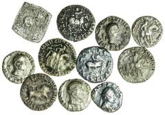 Indo-Scythian & Indo-Greek (c. 1st century BC - 1st century AD), assorted Drachms (184), including issues of Azes, Hermaios, and their contemporaries, some with hoard staining or water damage, general