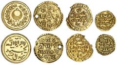 Islamic Coins (x) Islamic Miscellaneous, Fatimid, al-Qa'im (934-46), AV Quarter-Dinar, 0.99g, mint not visible, AH32-, al-Hakim (996-1021), AV Quarter-Dinar, 0.95g, (Siqilliyah), AH447, mint not visib