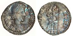 The East Harptree Hoard of 4th Century Silver Coins Gratian (AD 367-383), AR Siliqua, 1.48g, Trier, c.375-378, pearl-diademed, draped and cuirassed bust right, d n gratia-nvs p f avg, rev. vrbs roma, 
