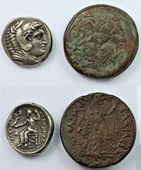 Greece Ancient Greek Kingdoms [2], Macedon, Alexander III, AR Tetradrachm, posthumous issue, 15.83g, Amphipolis (Price 113; SNG {Copenhagen} 682; HGC 7570), almost very fine; also, Ptolemaic Kingdom o