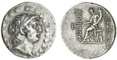 Greek Coins Seleucids of Syria, Demetrios I Soter (162-150 BC), AR Tetradrachm, 16.69g, Antioch on-the-Orontes, circa 162-155/54 BC, diademed head of Demetrios I to right, laurel wreath, rev. baie hmh