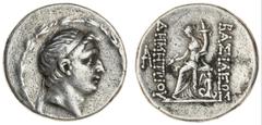 Greek Coins Seleucids of Syria, Demetrios I Soter (162-150 BC), AR Tetradrachm, 16.62g, Antioch on-the-Orontes, circa 162-155/54 BC, diademed head of Demetrios I to right, laurel wreath, rev. baie hmh