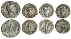 Roman Coins (x) Antioch, Seleucis and Pieria, Gordian III (238-244), AR Tetradrachm, 26mm., 13.83g, AD 292, laureate and draped bust right, rev. Eagle standing facing, head left (Prieur 295); addition
