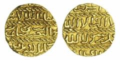 Islamic Coins Burji Mamluk, Barsbay (1422-38), gold Ashrafi, 3.42g, al-Qahira?, AH835 (Balog 707; A.998), good very fine, with clear date, mint mostly off flan.