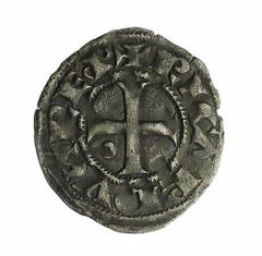 COINS OF MEDIEVAL FRANCE. PROPERTY OF A GENTLEMAN France, Anglo-Gallic, Aquitaine, Richard I, Coeur de Lion (1169-1196), AR Denier, Poitou, 0.73g (Spink 8008; PdA 2505ff), small chip, otherwise fine; 
