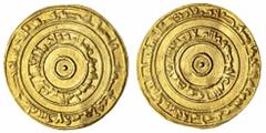 Islamic Coins Fatimid, al-'Aziz (975-96), gold Dinar, 4.14g, Misr, AH367 (Nicol 701; A. 703), about extremely fine.