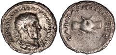 Ancient Coins Pupienus, antoninianus, Rome, 22nd April-29th July AD 238, IMP CAES M CLOD PVPIENVS AVG, radiate, draped and cuirassed bust r., rev. CARITAS MVTVA AVGG, clasped hands, wt. 4.71gms. (RIC 
