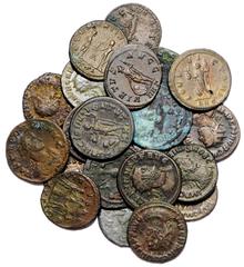 Ancient Coins Carus & Carinus, antoniniani, AD 282‑285 (22): Carus as Augustus (7), Divus Carus (1), Carinus as Caesar (3), Carinus as Augustus (11), all about near very fine to near extremely fine(22