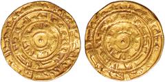 ISLAMIC COINS Fatimid, Abu Tamim al-Mu'izz li-din Allah, gold dinar, AH 363 (973-974), Misr, 3 concentric circular legends both sides, wt. 4.12gms (A.697.1), good fine