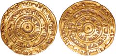 ISLAMIC COINS Fatimid, Abu Tamim al-Mu'izz li-din Allah, gold dinar, AH 364 (974-975), Misr, 3 concentric circular legends both sides, wt. 4.18gms (A.697.1), about very fine