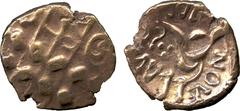 Celtic Coins. Celtic coinage , Corieltauvi, Volisios Dumnovellaunos (1st century AD), gold stater, V OLISIOS between three lines in wreath, rev. horse l., DVMNOVELLAVNOS around, wt. 4.73gms. (S.419; V