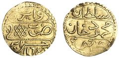 Ottoman, Mahmud I, gold ½ sultani, Jaza'ir 1164h, wt. 1.64gms. (KM.19), good very fine, rare Estimate: £500-600