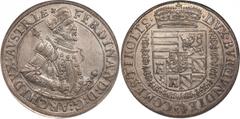 † FOREIGN COINS, Austria , Archduke Ferdinand (1564-1595), thaler, undated, Hall, crowned half-length figure r., rev. crowned arms in Order chain (Dav.8097), in plastic holder, graded by NGC as Mint S