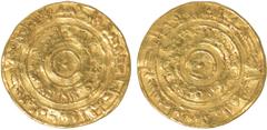 Islamic Coins, Fatimid, al-'Aziz (365-386h), gold dinar, Filastin, 380h, wt. 4.18gms. (A.703; Nicol 680), crimped, good fine and rare (500-600 GBP)