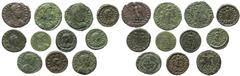 Ancient Coins Roman Imperial Coinage (11): Valens, AE3 (2), SECVRITAS REPVBLICAE (2); Gratian, AE3, SECVRITAS REPVBLICAE; Theodosius I (5): AE3, GLORIA ROMANORVM; AE4 (4): VOT V MVLT XX; VICTORIA AVGG