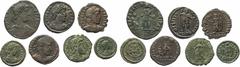 ANCIENT COINS Roman Imperial Coinage (7):Valentinian I, AE3, GLORIA ROMAORVM; Valens, AE3 (3): RESTITVTOR RELP; SECVRITAS REPVBLICAE (2); Gratian (2): AE2, REPARATIO REIPVB; AE4, VOT XV MVLT XX; Valen
